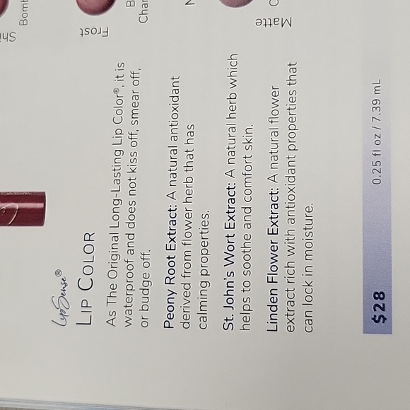 Senegence lipsense, neutral in color, new in pkg - Picture 3 of 3
